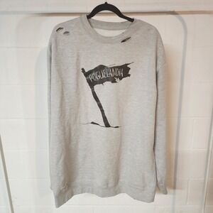 Pogue Life Crewneck Sweatshirt Distressed Outer Banks Graphic Pullover